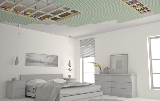 Dimensionamento impianto con pannelli radianti a soffitto - Infoimpianti