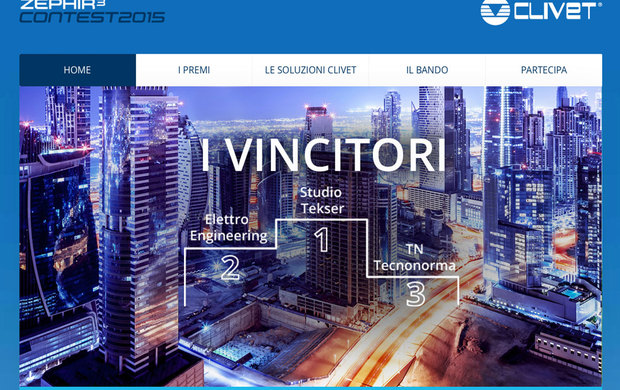 Zephir3 Contest2015: Clivet annuncia i tre progetti vincitori