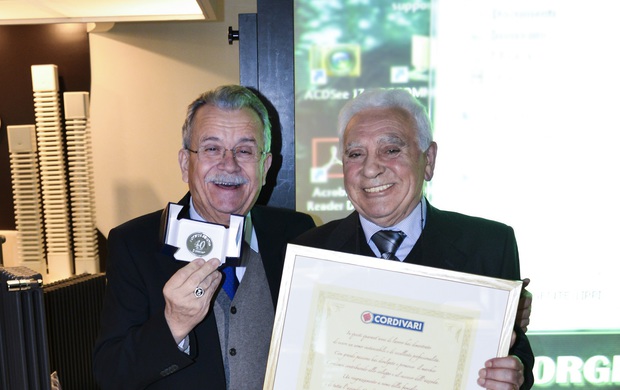 Cordivari: riconoscimento alla carriera