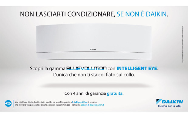 Daikin torna su TV e web con Bluevolution