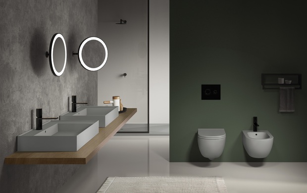 Collezione bagno completa e colorata
