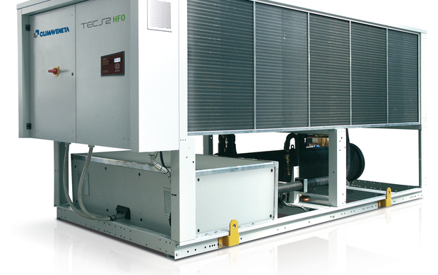 Chiller a levitazione magnetica con refrigerante eco