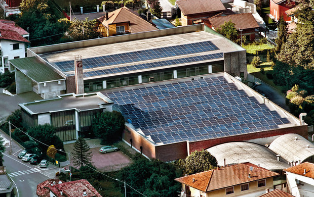 Impianto fotovoltaico per uno stabilimento produttivo