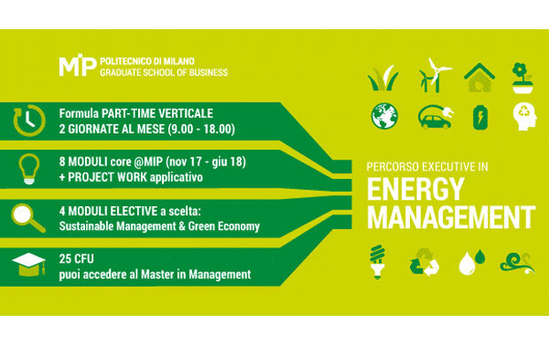 Nuovo persorso Executive in Energy Management