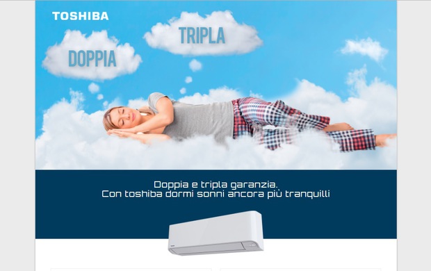 Toshiba “on air” e promozione sui prodotti residenziali
