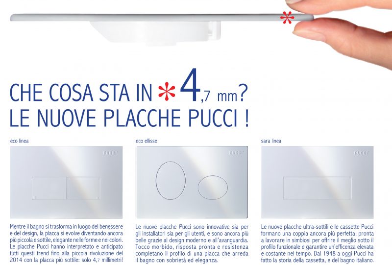 PLACCA PUCCI 2014, LA PIÙ SOTTILE