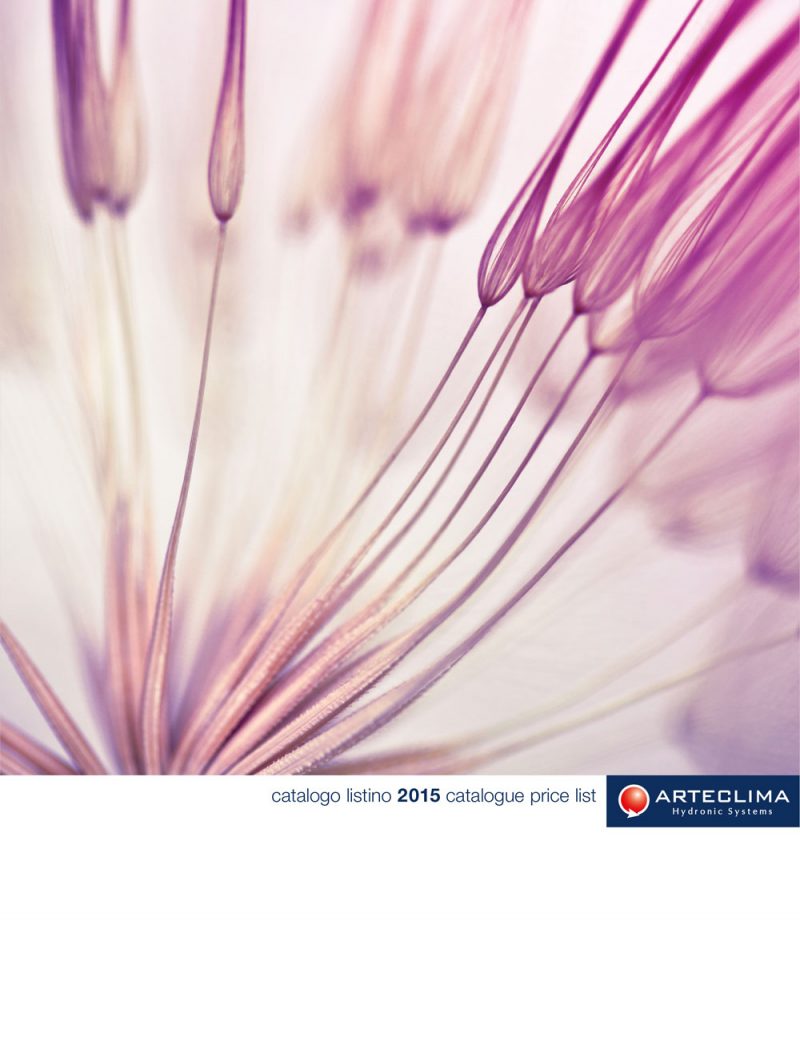 Il nuovo “Catalogo-listino 2015” di Arteclima: qualità e chiarezza al servizio della clientela.