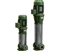 Pompa centrifuga pluristadio verticale di DAB PUMPS