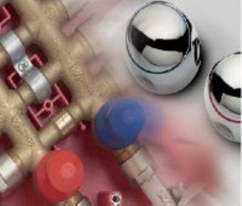 Collettore complanare da incasso con rubinetti WELCO-Dual di Systerm
