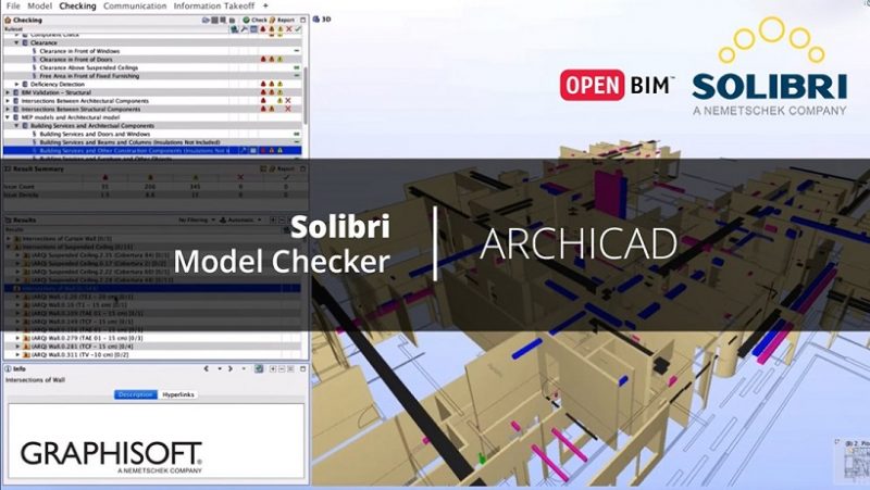 Rilasciato il collegamento tra Solibri e ARCHICAD 22