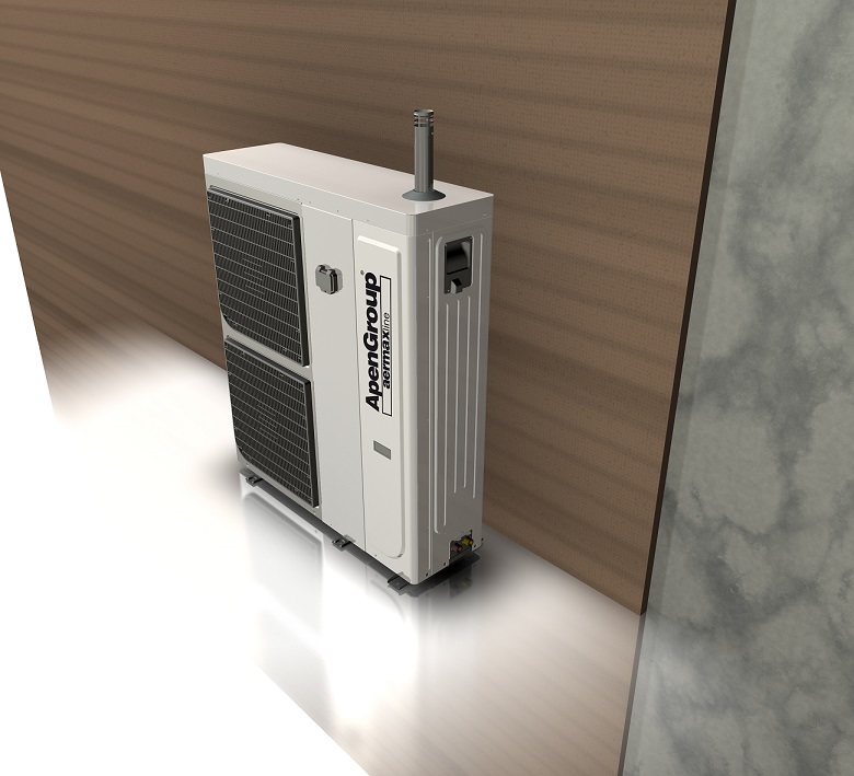 Sistema monoblocco integrato caldaia e pompa di calore
