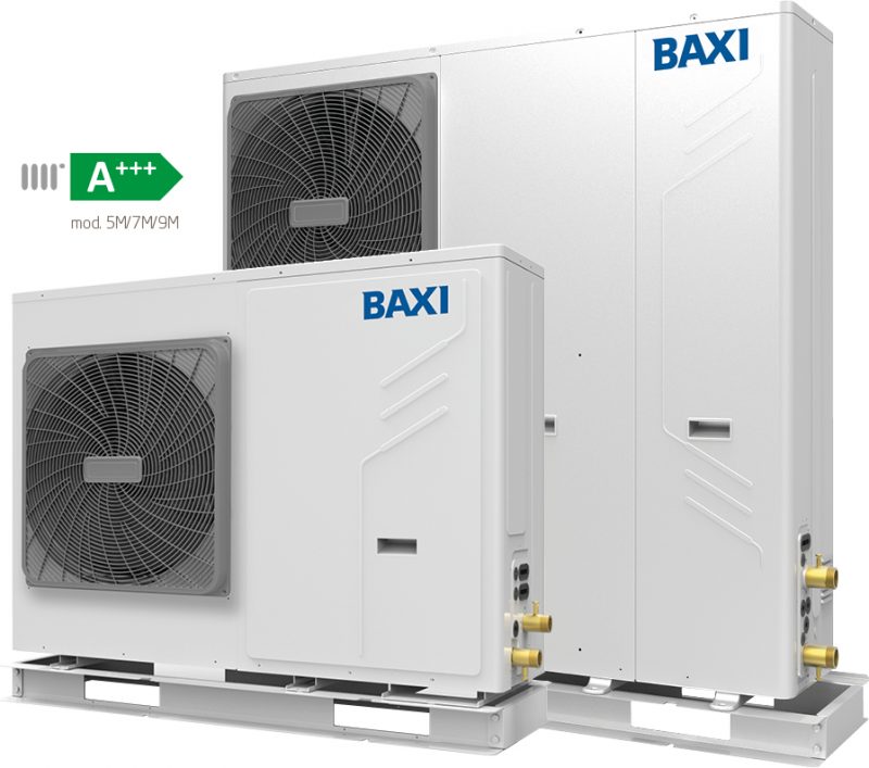 Pompa di calore aria-acqua ad alta efficienza energetica