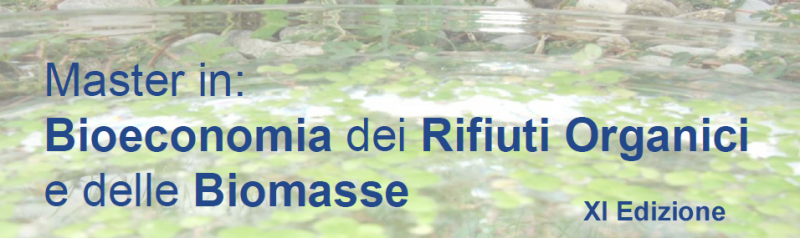 Master in bioeconomia dei rifiuti organici e delle biomasse