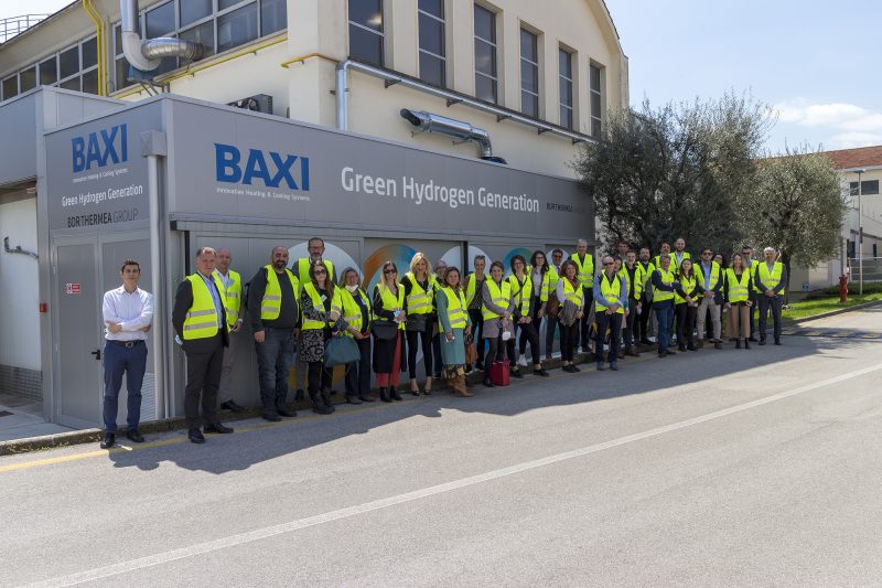 Baxi presenta la linea produttiva di caldaie a idrogeno