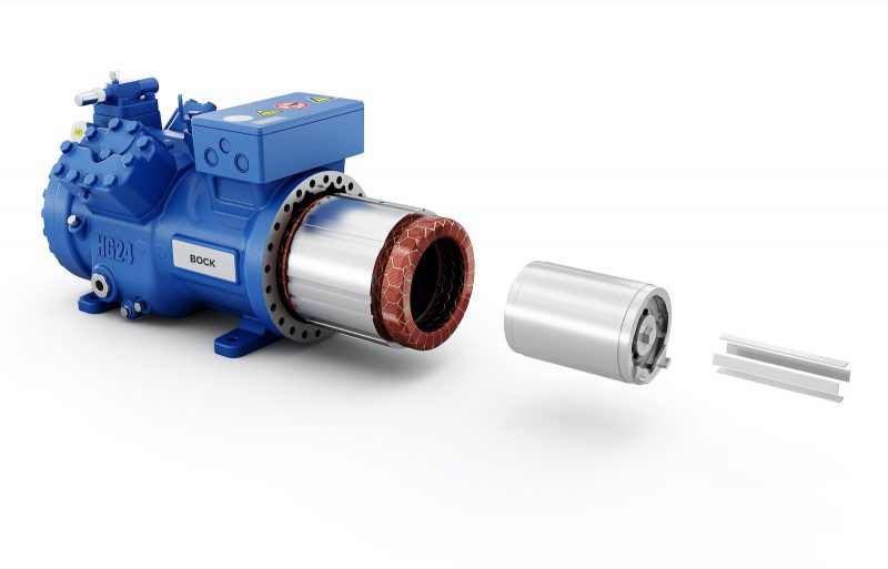 Compressori transcritici per CO2 con motori LSPM