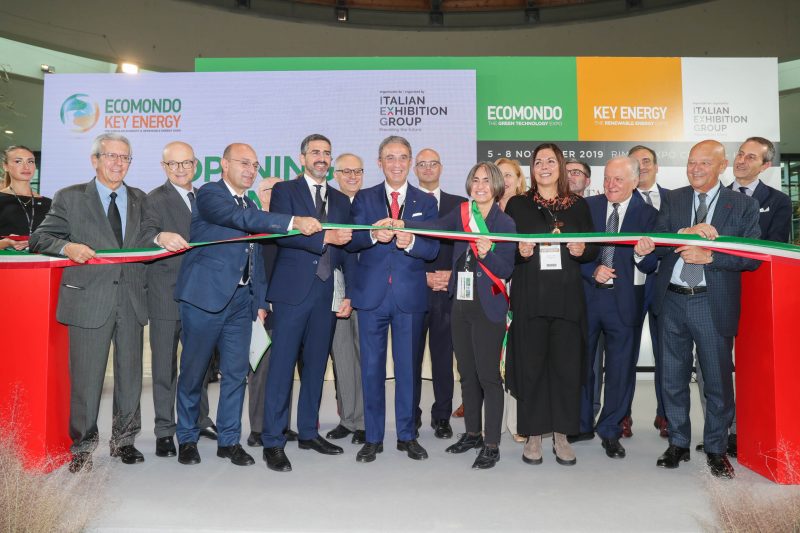 Il ministro dell’ambiente Costa inaugura Ecomondo e Key Energy