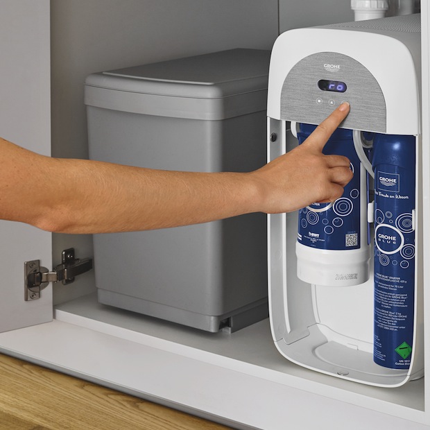 L’acqua del rubinetto passa da Grohe Blue Home e Grohe Red