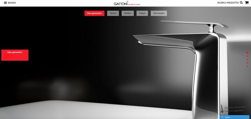 Gattoni Rubinetteria lancia un innovativo sito web