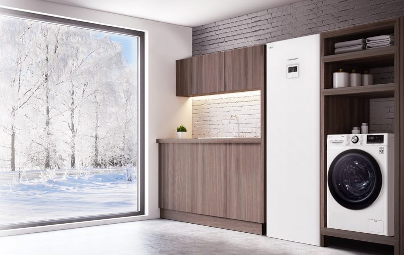 LG Therma V Hydrosplit con serbatoio ACS integrato