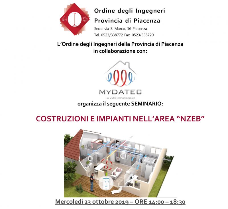 Seminario sulle Costruzioni e impianti nell’area NZEB