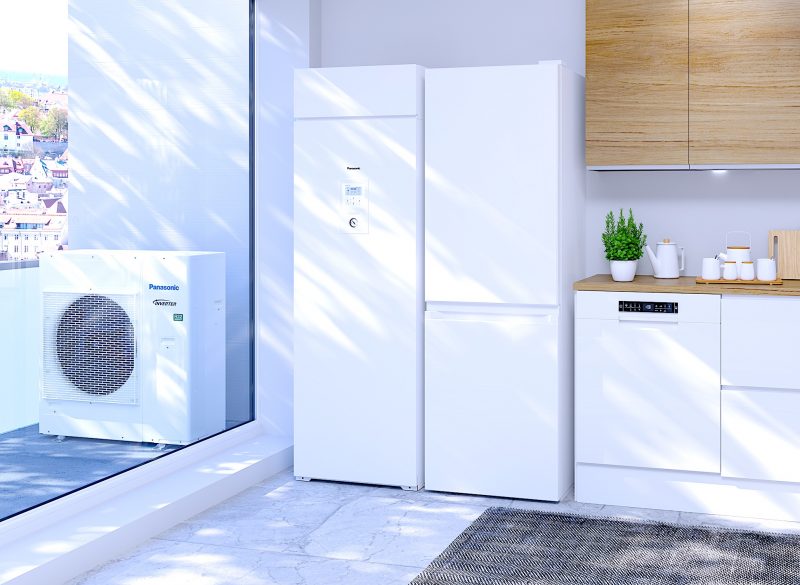 Pompa di calore aria acqua e aria aria Aquarea EcoFleX