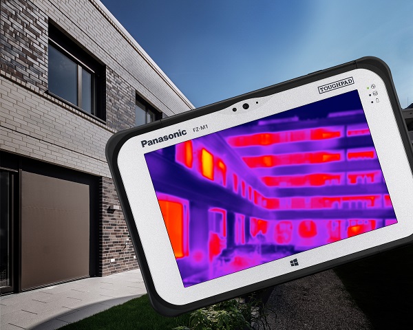 Toughpad FZ-M1 Panasonic con termocamera Lepton FLIR