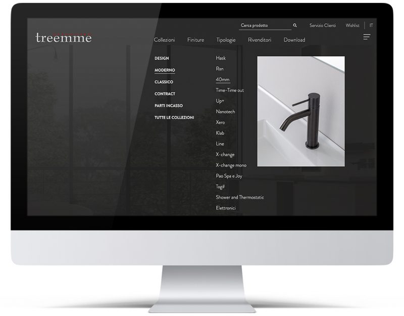 Online il nuovo sito di Rubinetterie Treemme