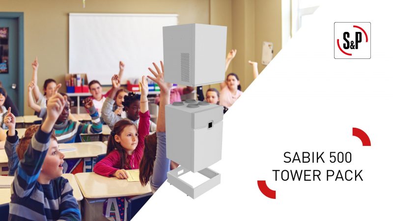 SABIK 500 TOWER PACK, sistema modulare per installazione vmc