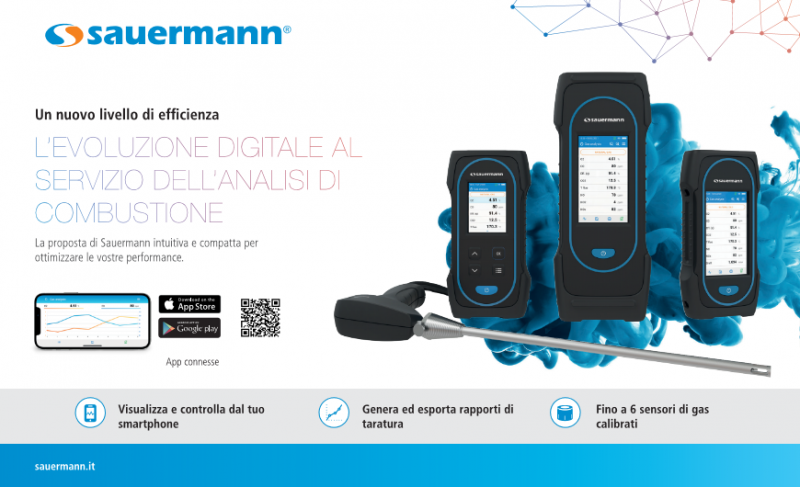 Si-CA: la generazione di analizzatori di combustione digitali wireless Sauermann