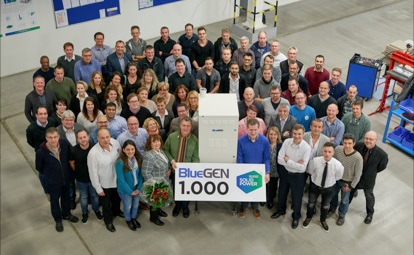 Solidpower festeggia il millesimo Bluegen