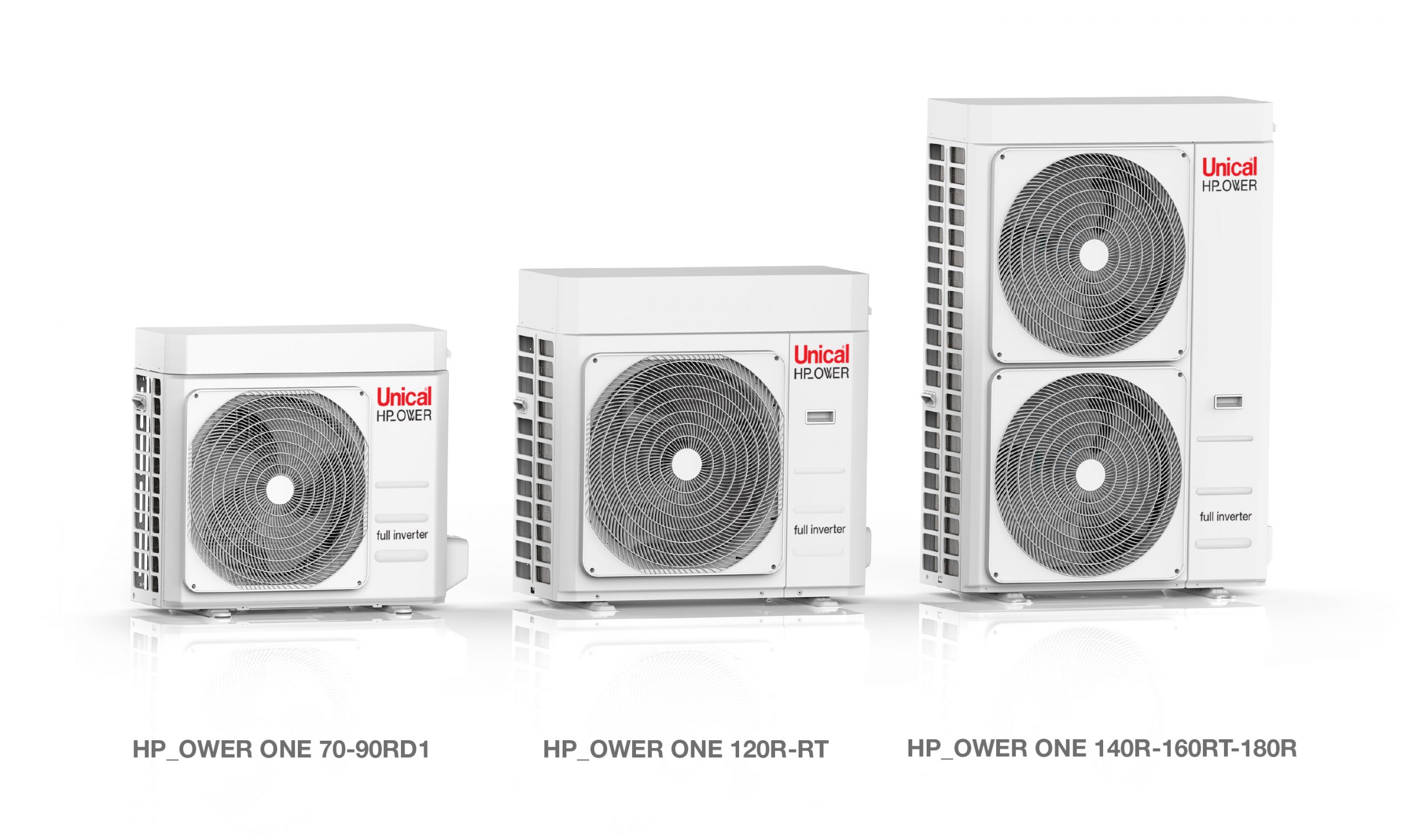 HP_OWER ONE R di Unical, la pompa di calore dalle prestazioni professionali. Ultracompatta e ad alta efficienza, è disponibile in 7 modelli.