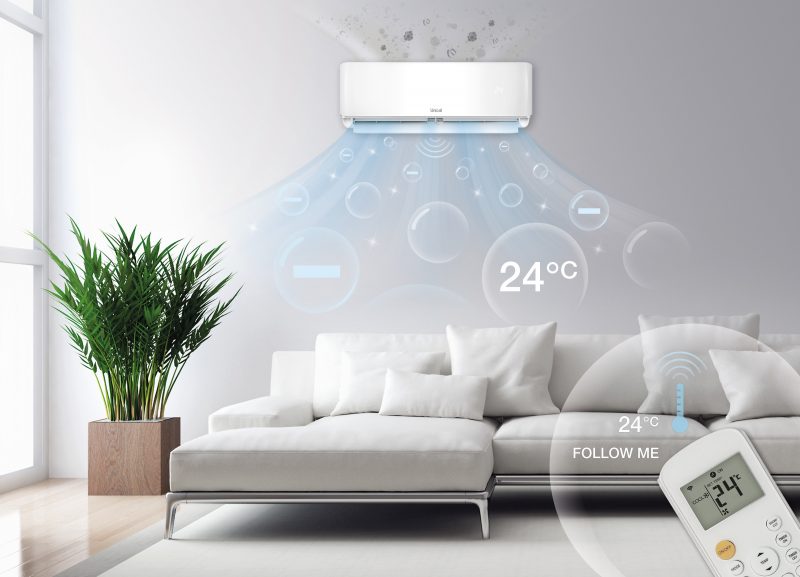Yon, il climatizzatore di Unical con ionizzatore integrato