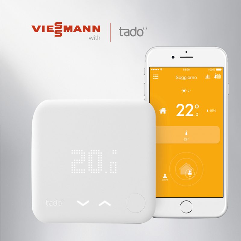 Nuova partnership tra Viessmann e tado°