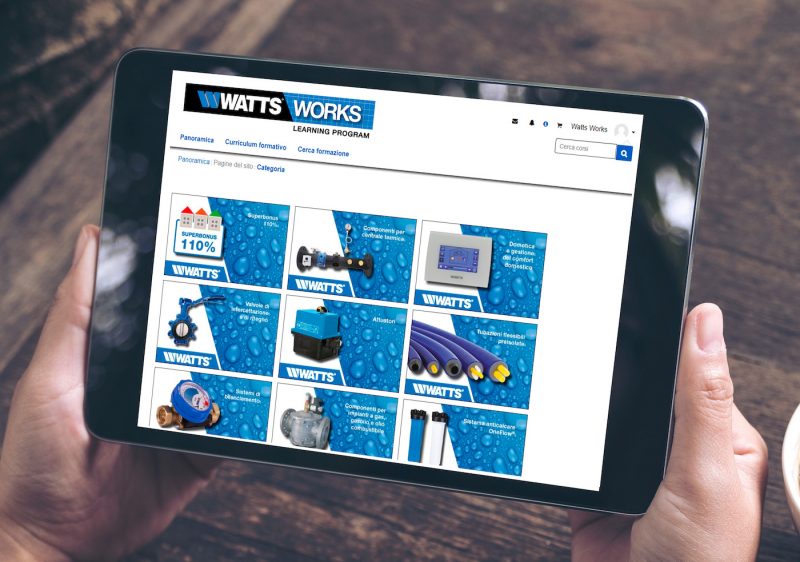 Learn&Earn di Watts per la formazione sui prodotti dedicati all’acqua