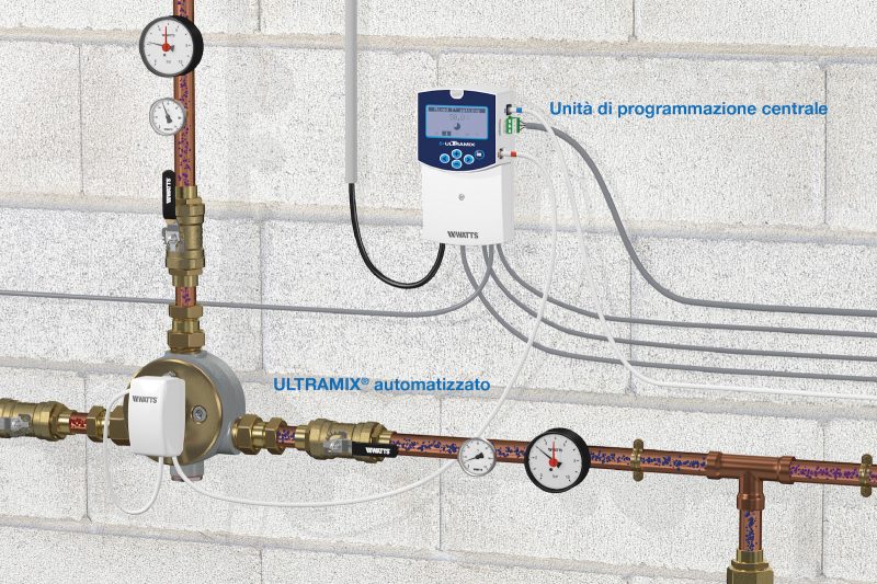 Sistema antilegionella elettronico con trattamento termico