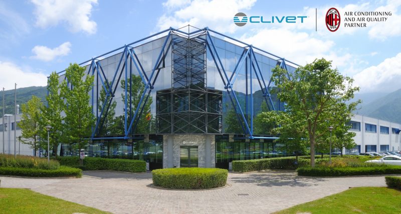 Clivet diventa Air conditioning and air quality partner di AC Milan