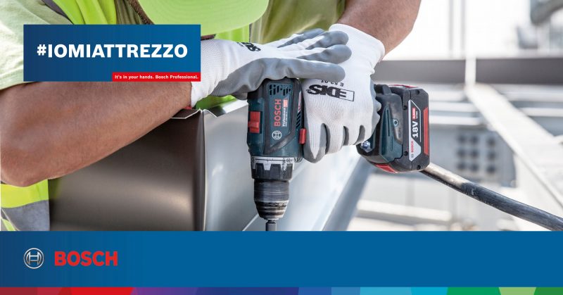 Al via la campagna #iomiattrezzo di Bosch Professional Italia