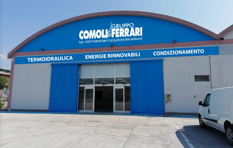 Comoli Ferrari apre il suo primo punto vendita idrotermosanitario