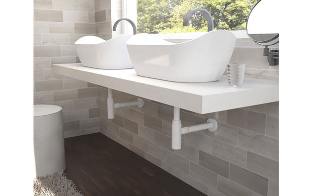 Sifoni in ABS bianco ceramica