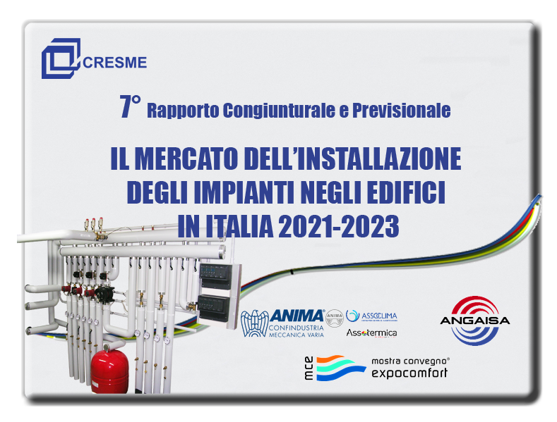 Nuovo rapporto Cresme sul settore dell’installazione di impianti in Italia