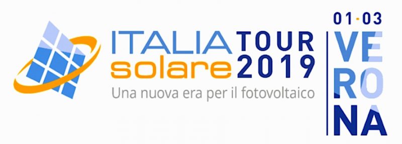 Il tour Italia Solare 2019 parte da Verona