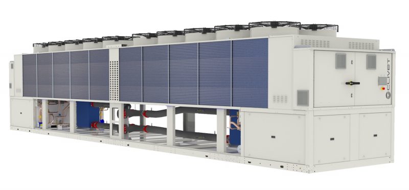 Pompa di calore multiscroll con refrigerante R32