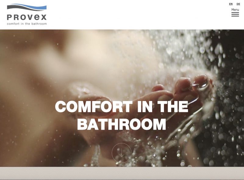 Provex: restyling sito web