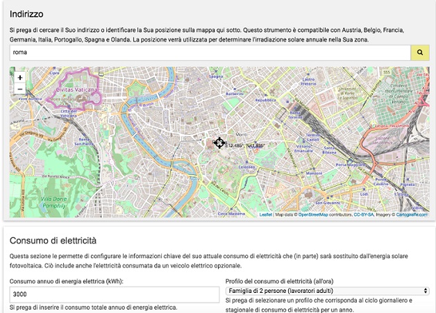 Nuovo calcolatore per le prestazioni economiche del fotovoltaico