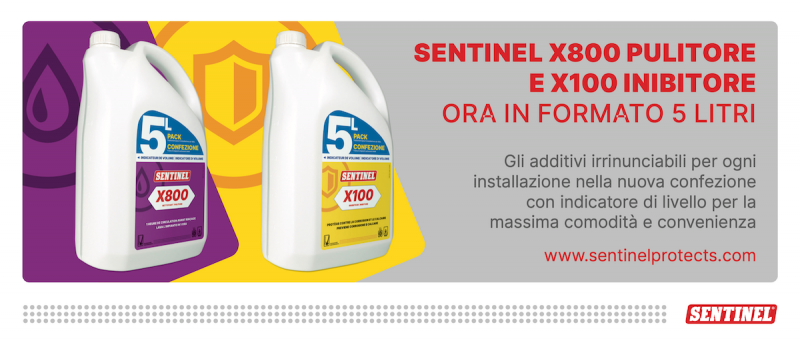 Sentinel X100 e X800 ora disponibili in formato 5 litri