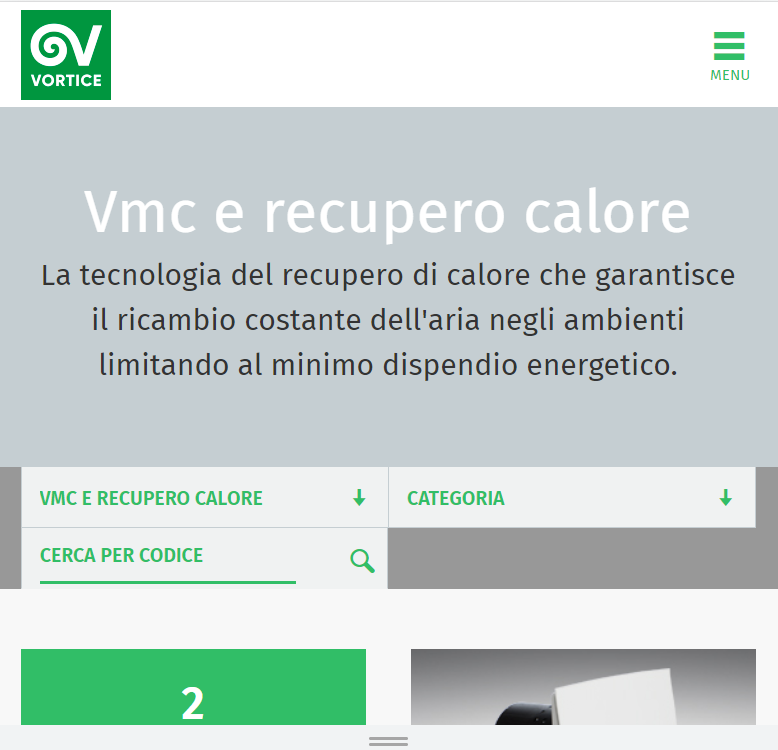 Nuovo sito VORTICE dedicato al Recupero Calore