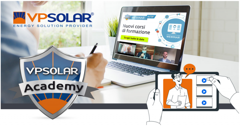 VP Solar Academy, formazione per i professionisti dei sistemi energetici